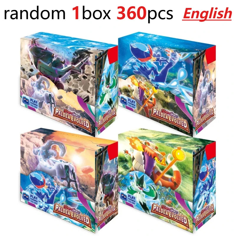 fun 360Pcs Pokemon Card TCG Scarlet&Violet Prismatic Evolutions 151 Prism 36 Pack Pokemon Booster Box Collectible Tradiner Card