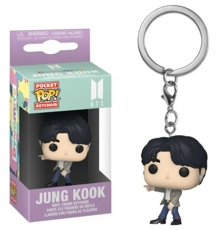 Funko POP Pocket Keychain Toy Men's Team RM SUGA JUNG KOOK JIMIN Jin V J-HOPE Pocket Pop Keychain Vinyl Figure Collection Toys