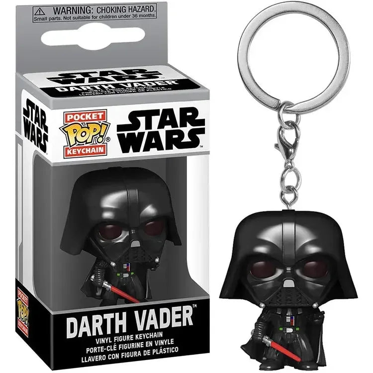 FUNKO POP Star Wars Hera Syndulla AHSOKA BO-KATAN Leiya IG-11 Chubacca R2-D2 Darth Vader Stromtrooper Pocket Pop Keychain Toys