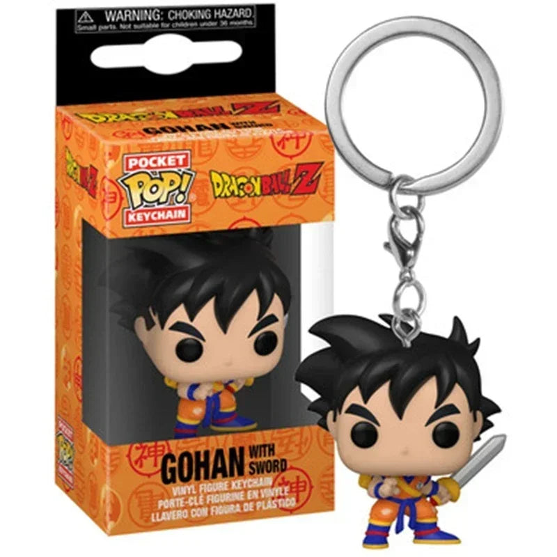 2026 Funko POP Keychains Dragons Ball Star Keychain wars Spiderman Attack on Levi Toy STITCH Rick Kurama Todoroki Figure Toys