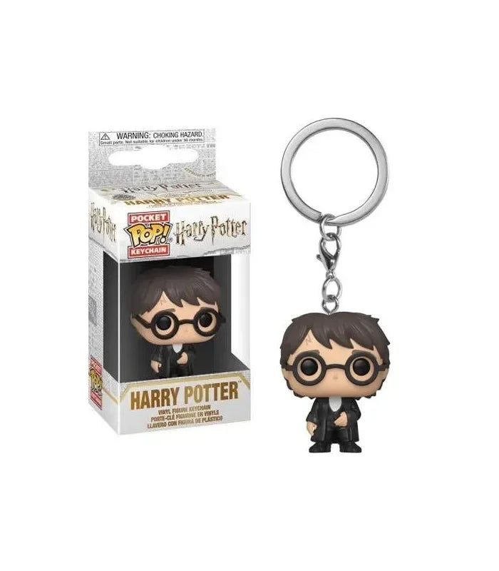 Funko POP Keychain Toy Hermione Granger Dobby Dumbledore Malfoy Ginny Ron Hedwig Snape Voldemort Luna Pocket Pop Key Ring Toy