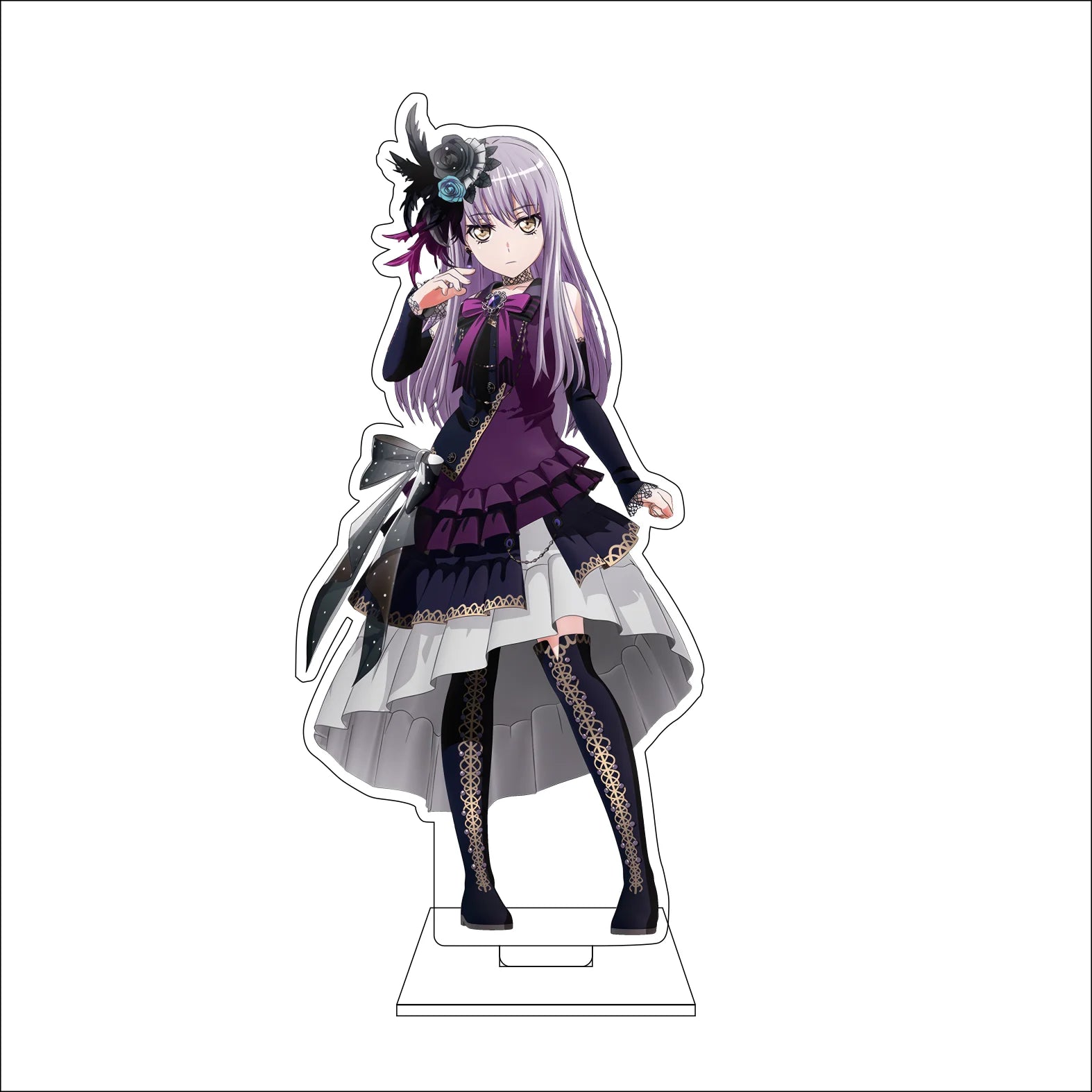 16CM Anime BanG Dream! Cosplay Acrylic Figure Stand Plate Ran Mitake Moca Aoba Himari Uehara Tomoe Udagawa Ornaments Gifts