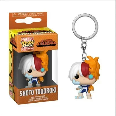 2026 Funko POP Keychains Dragons Ball Star Keychain wars Spiderman Attack on Levi Toy STITCH Rick Kurama Todoroki Figure Toys