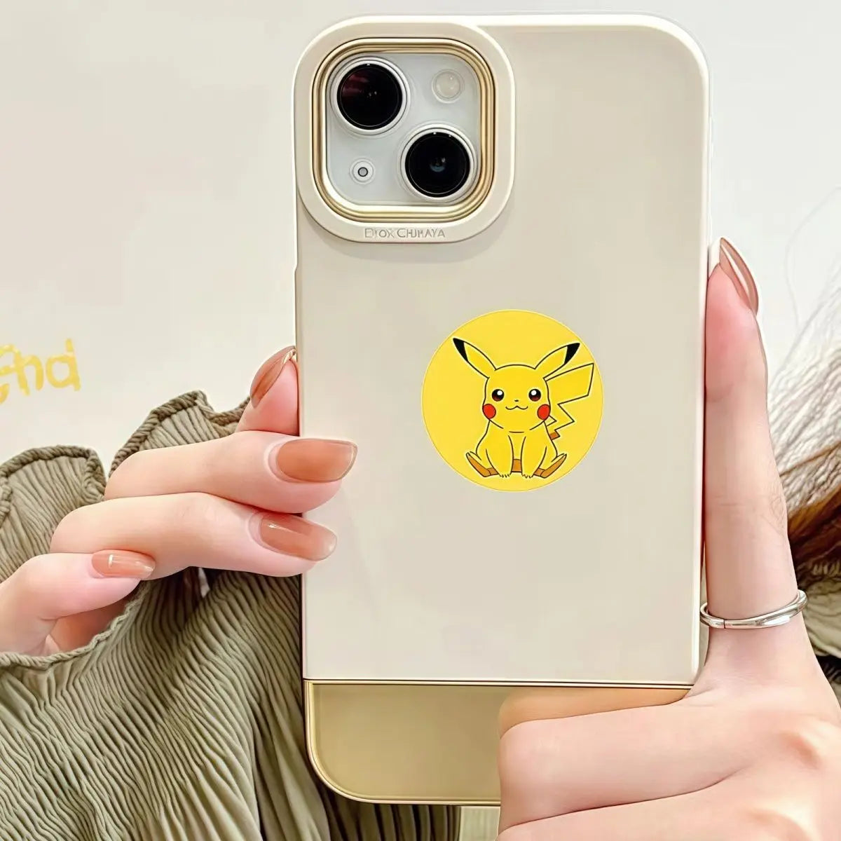 500PCS/Roll Cute Pokemon Pikachu Cartoon Anime Sealing Stickers Decoration DIY PVC Laptop Decals Graffiti Stiker Reward Gift Toy