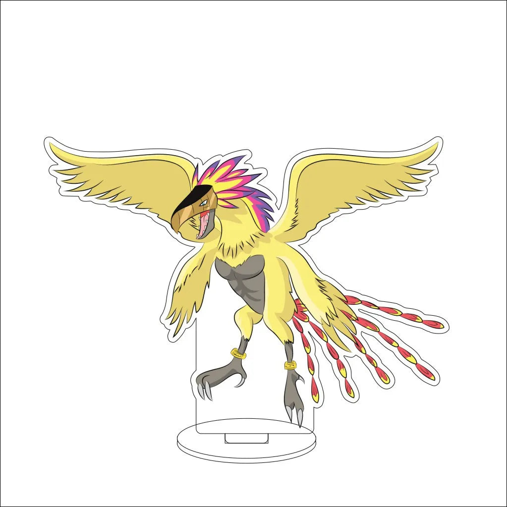 16CM Anime Digital Monster Hououmon Metal Greymon Drimogemon Cherubimon Cos Acrylic Figure Stand Ornaments Chirstmas Gifts