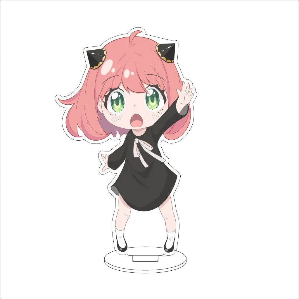 16CM Anime SPY×FAMILY Yor Forger Anya Forger Loid Forger Bond Forger Cos Acrylic Figure Stand Ornaments Chrismas Gifts