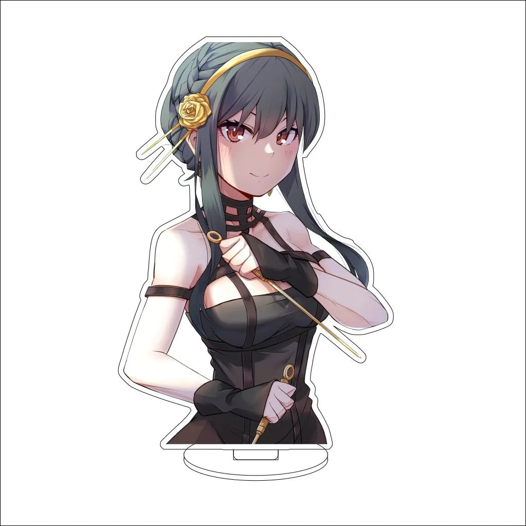 16CM Anime SPY×FAMILY Yor Forger Anya Forger Loid Forger Bond Forger Cos Acrylic Figure Stand Ornaments Chrismas Gifts