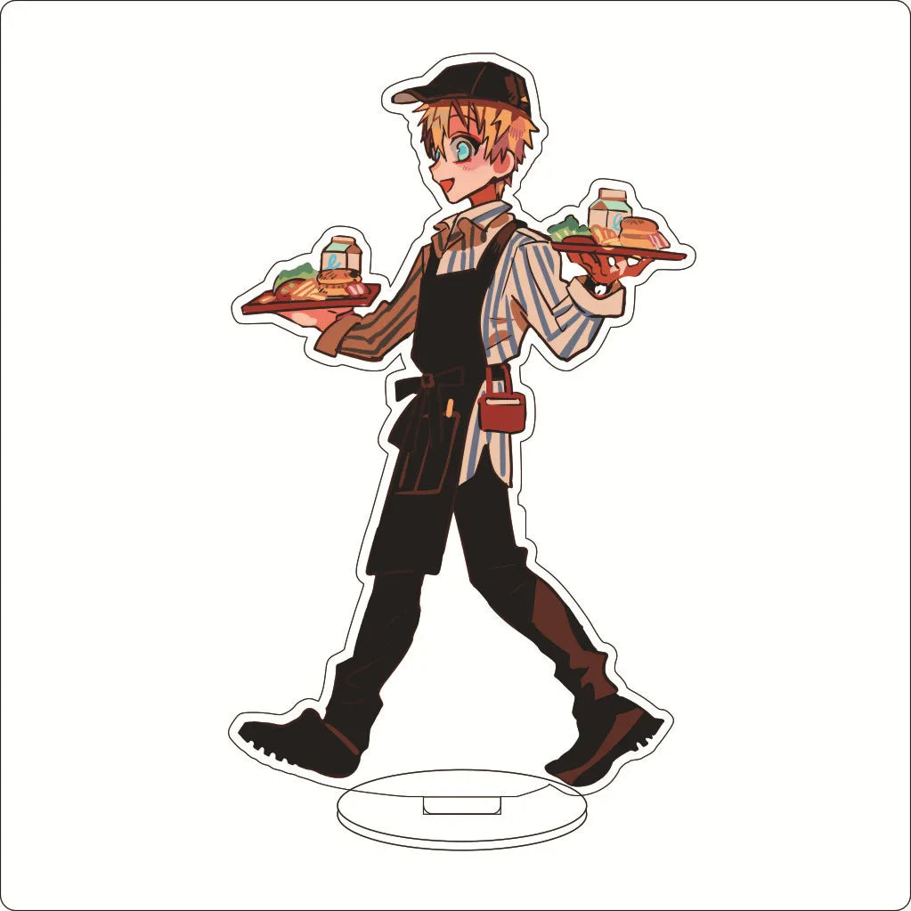 16CM Anime Toilet bound Hanako kun‌ Minamoto Kou Akane Aoi Nanamine Sakura Cos Acrylic Figure Stand Ornaments Chirstmas Gifts