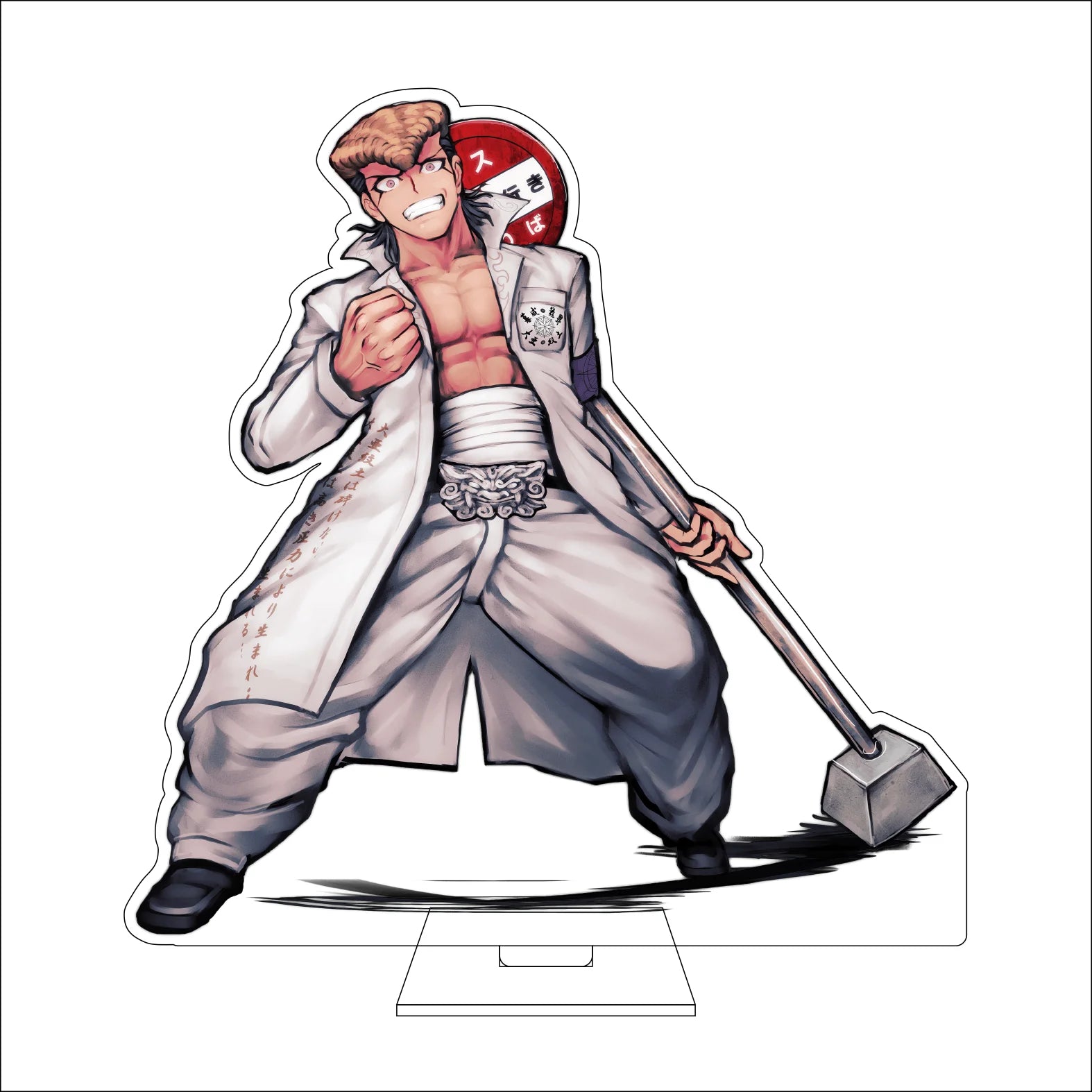 16CM Anime Danganronpa Cosplay Acrylic Figure Stand Plate Naegi Makoto Maizono Sayaka Genocider Syo Ornaments Gifts