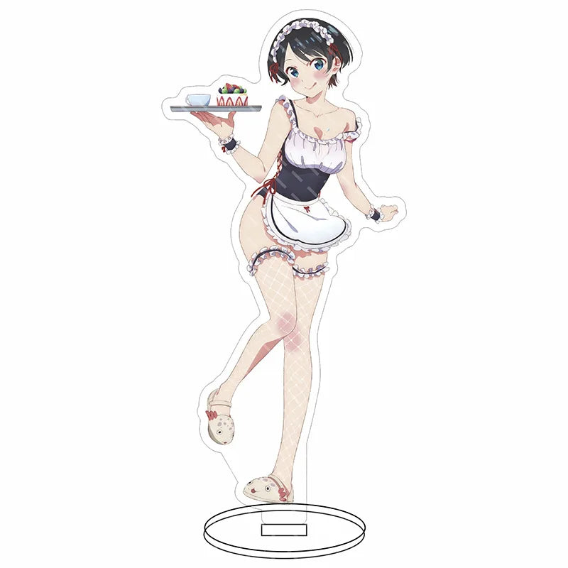16CM Anime Figure Rent A Girlfriend‌ Ichinose Chizuru Sarashina Ruka Sakurasawa Sumi Nanami Mami Cos Acrylic Stand Ornament Gift