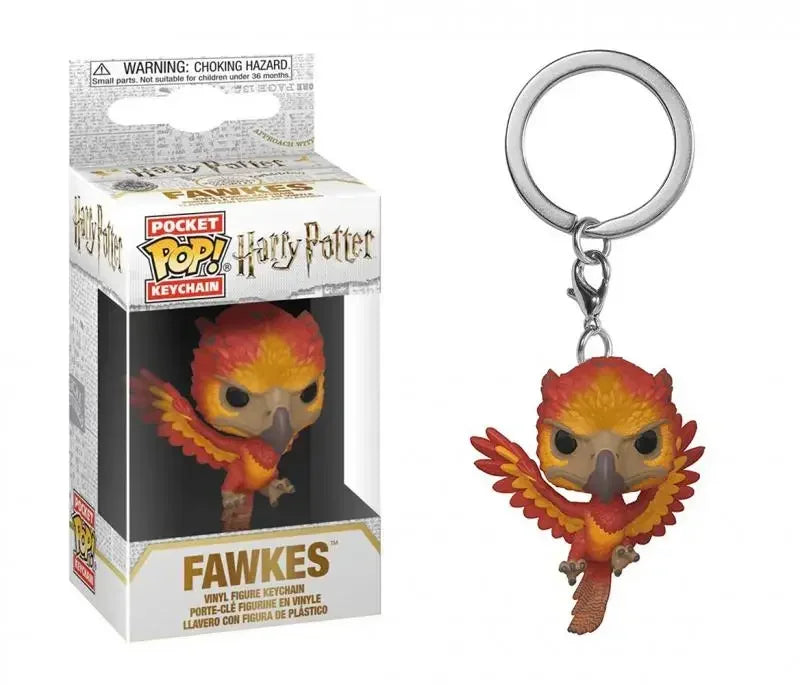 Funko POP Keychain Toy Hermione Granger Dobby Dumbledore Malfoy Ginny Ron Hedwig Snape Voldemort Luna Pocket Pop Key Ring Toy
