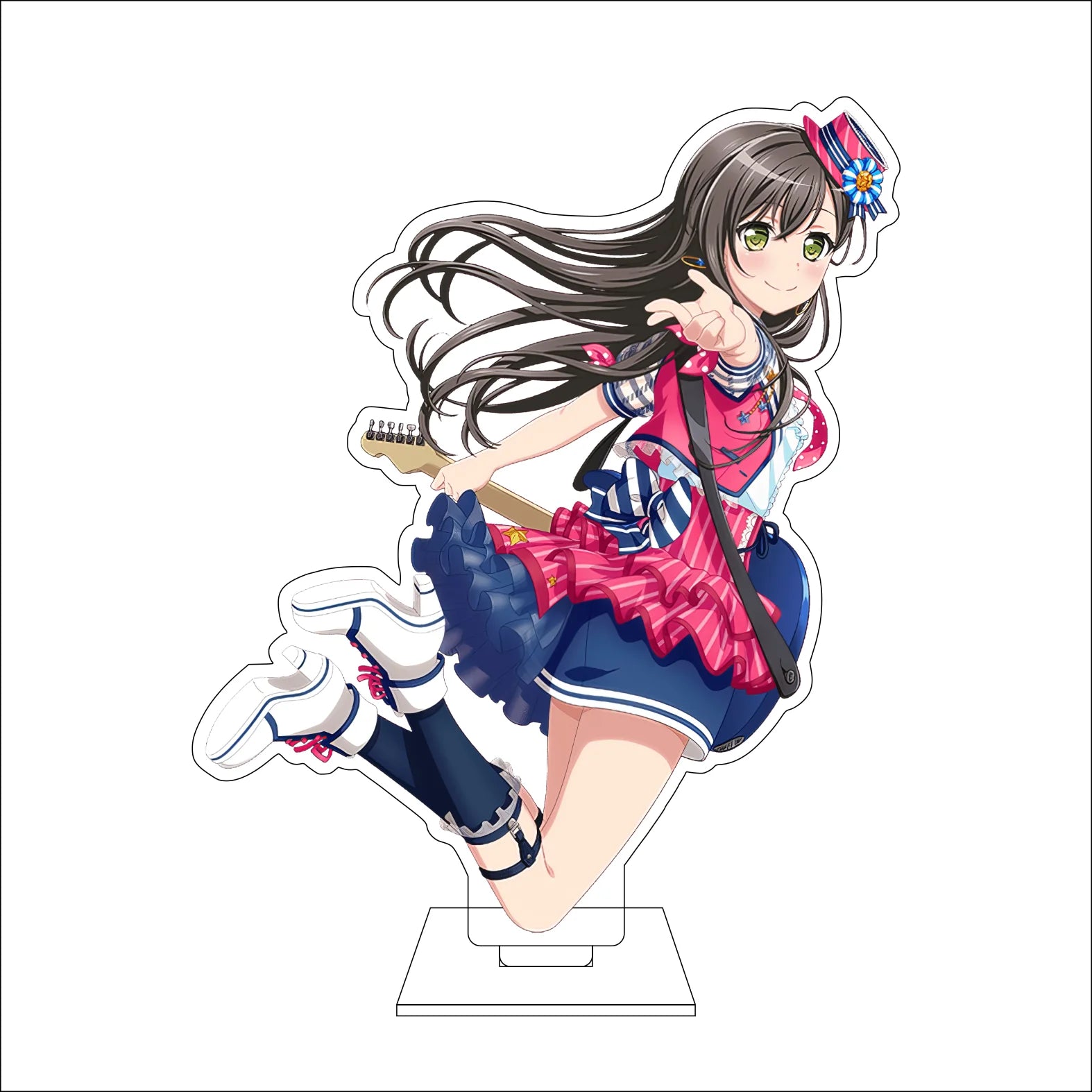 16CM Anime BanG Dream! Cosplay Acrylic Figure Stand Plate Ran Mitake Moca Aoba Himari Uehara Tomoe Udagawa Ornaments Gifts