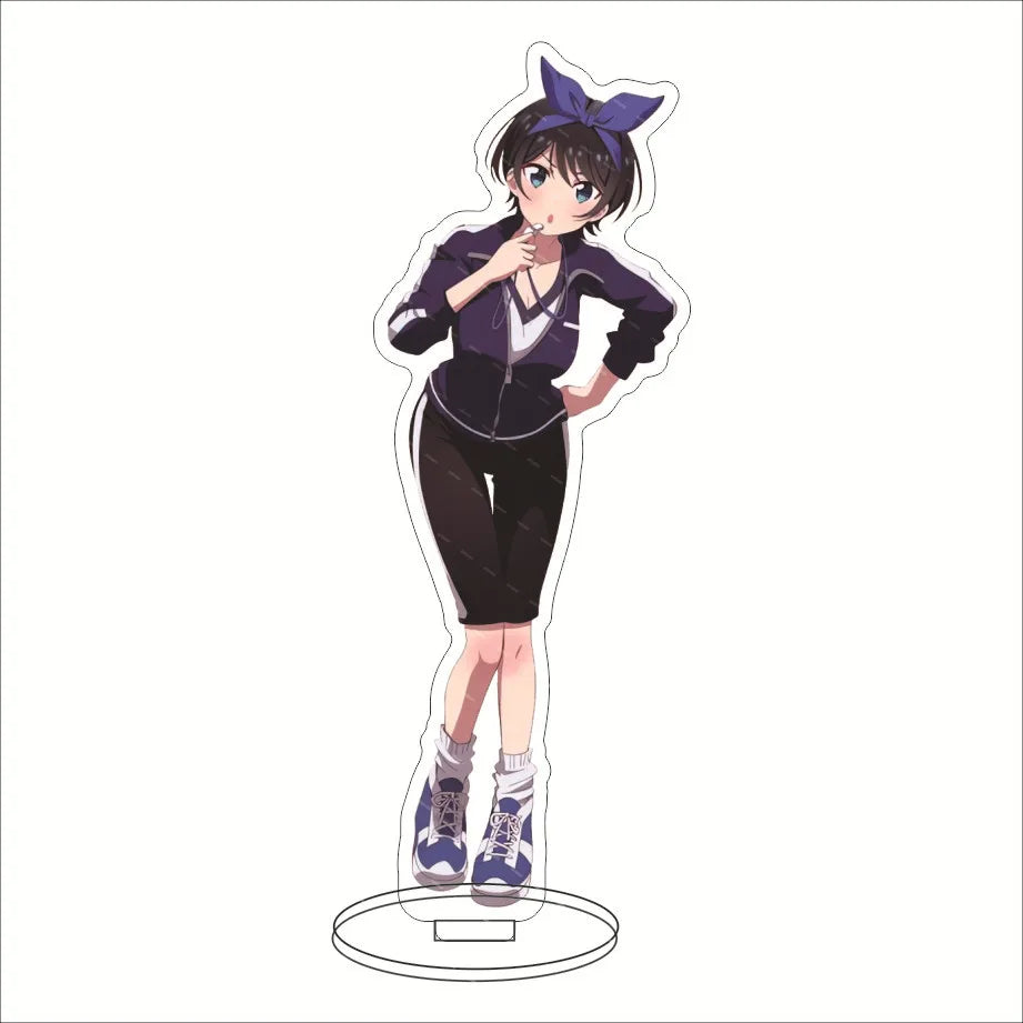 16CM Anime Figure Rent A Girlfriend‌ Ichinose Chizuru Sarashina Ruka Sakurasawa Sumi Nanami Mami Cos Acrylic Stand Ornament Gift