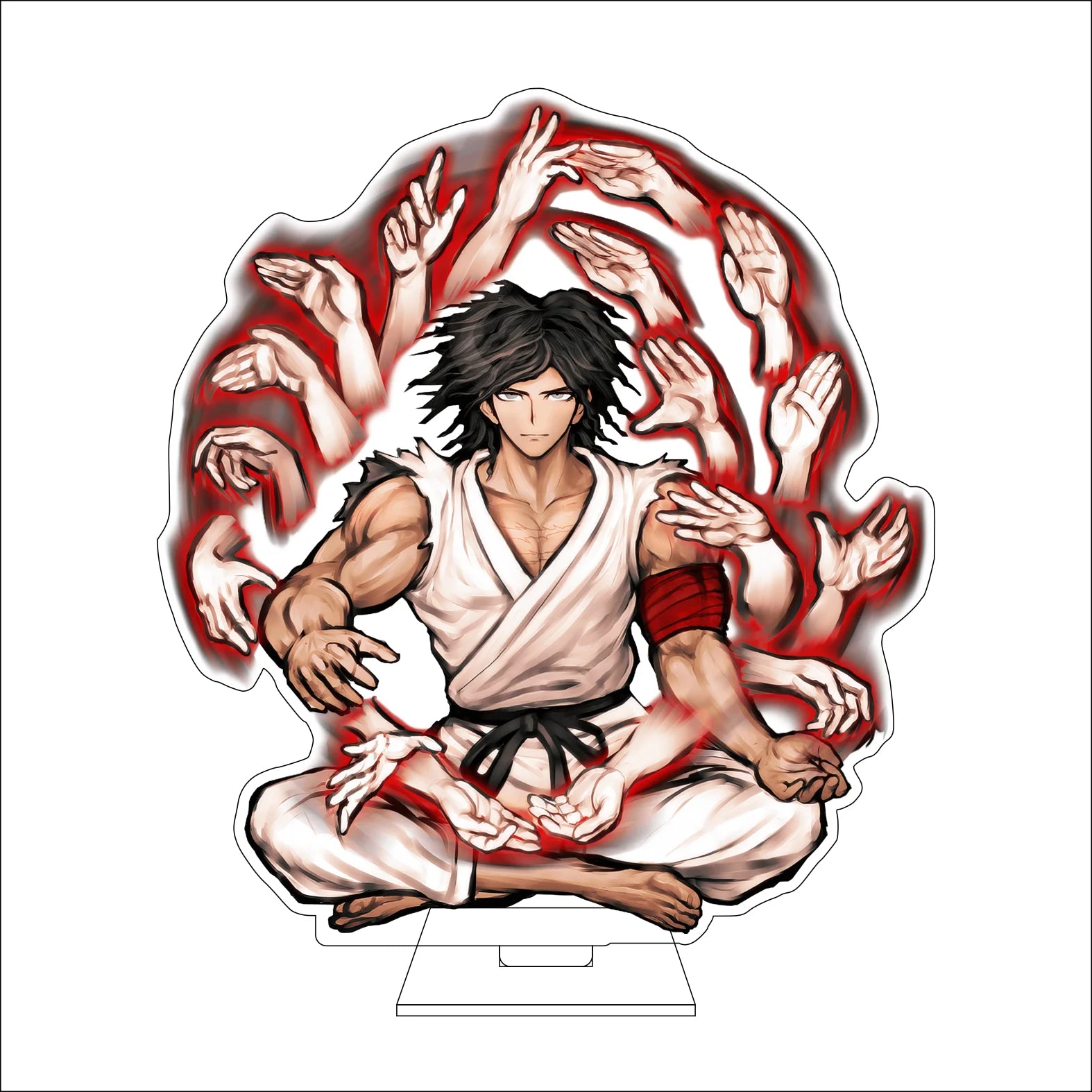 16CM Anime Danganronpa Cosplay Acrylic Figure Stand Plate Toko Fukawa Mondo Owada Maizono Sayaka Kirigiri Kyoko Ornaments Gifts