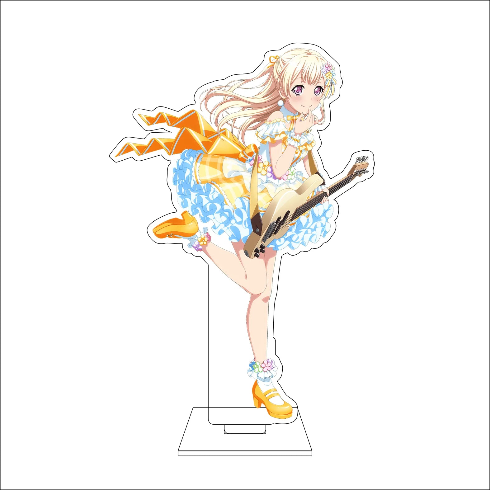 16CM Anime BanG Dream! Cosplay Acrylic Figure Stand Plate Ran Mitake Moca Aoba Himari Uehara Tomoe Udagawa Ornaments Gifts