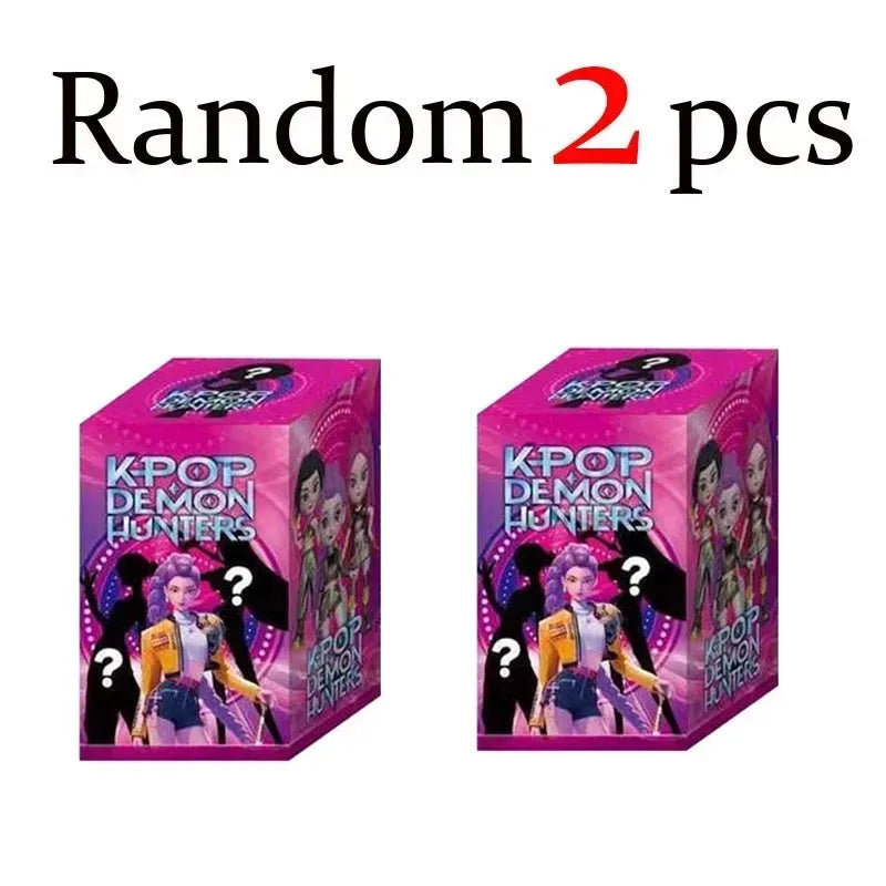 2027 Anime Kpop Devil Hunter Blind Box Disassembly Fun Blind Bag Small statue Peripheral model Desktop Blind box decoration gift