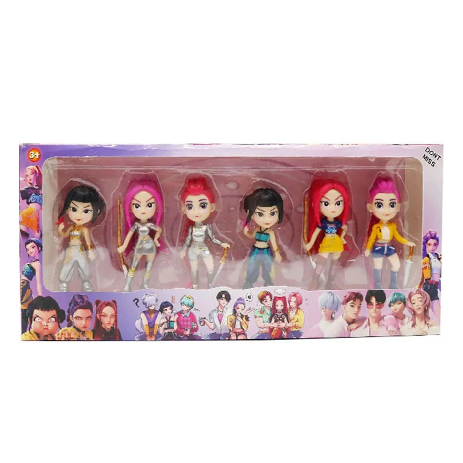 2027 Anime Kpop Devil Hunter Blind Box Disassembly Fun Blind Bag Small statue Peripheral model Desktop Blind box decoration gift