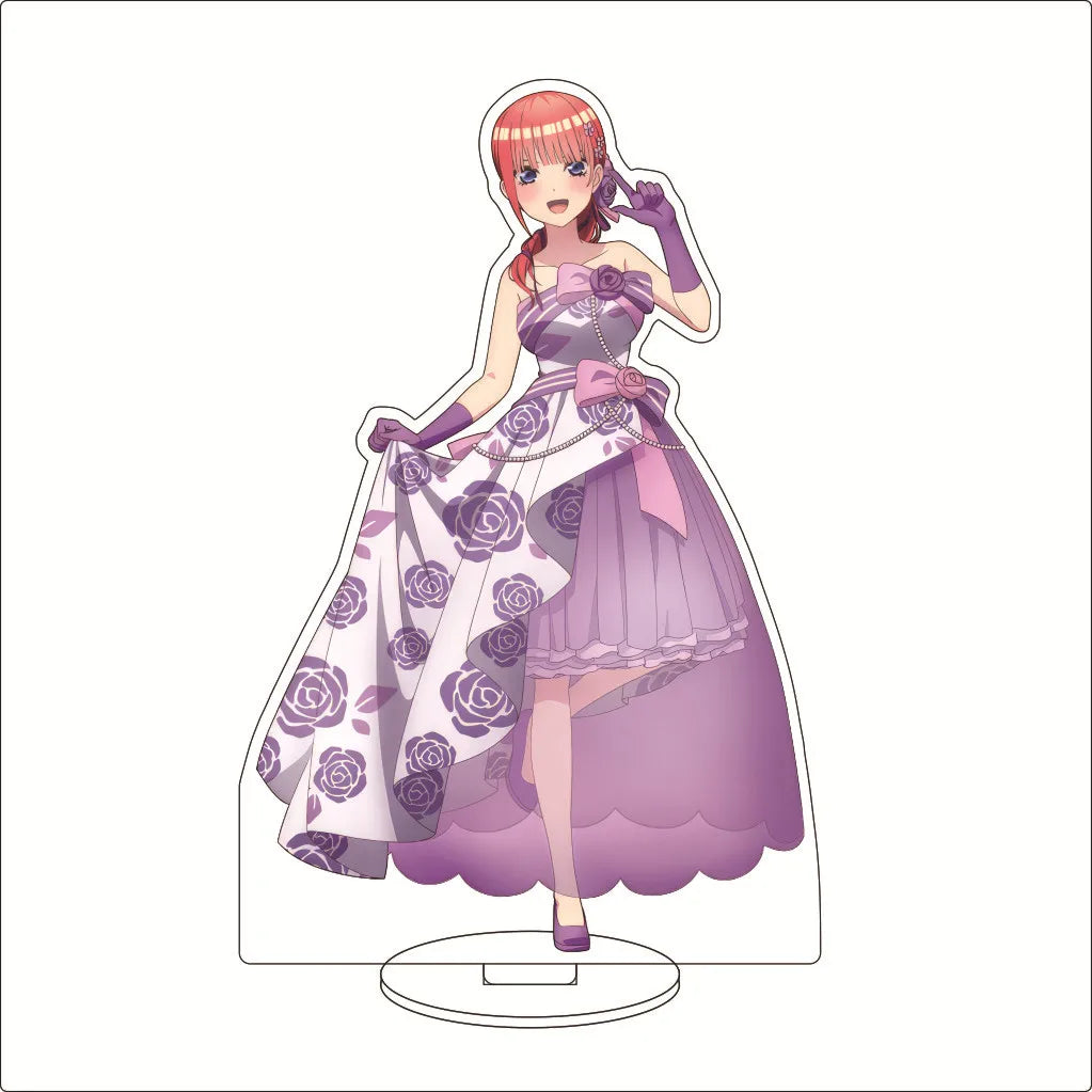16CM Anime The Quintessential Quintuplets Nakano Nino Nakano Yotsuba Nakano Miku Nakano Ichika Cos Acrylic Figure Stand Ornament