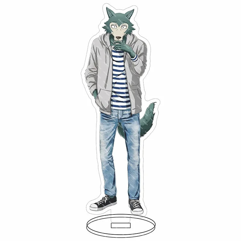 16CM Anime Figure BEASTARS‌‌ Legoshi Hal Louis Juno Jack Gohin Cos Acrylic Stand Ornaments Cute Chrismas Gifts
