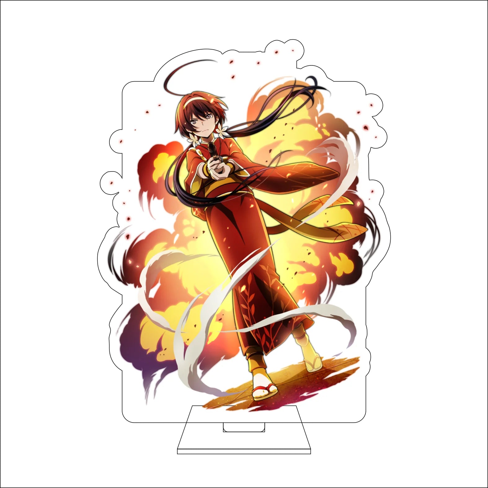 16CM Anime Bungo Stray Dogs Cosplay Acrylic Figure Stand Plate Ryunosuke Akutagawa Nakahara Chuuya Ornaments Gifts