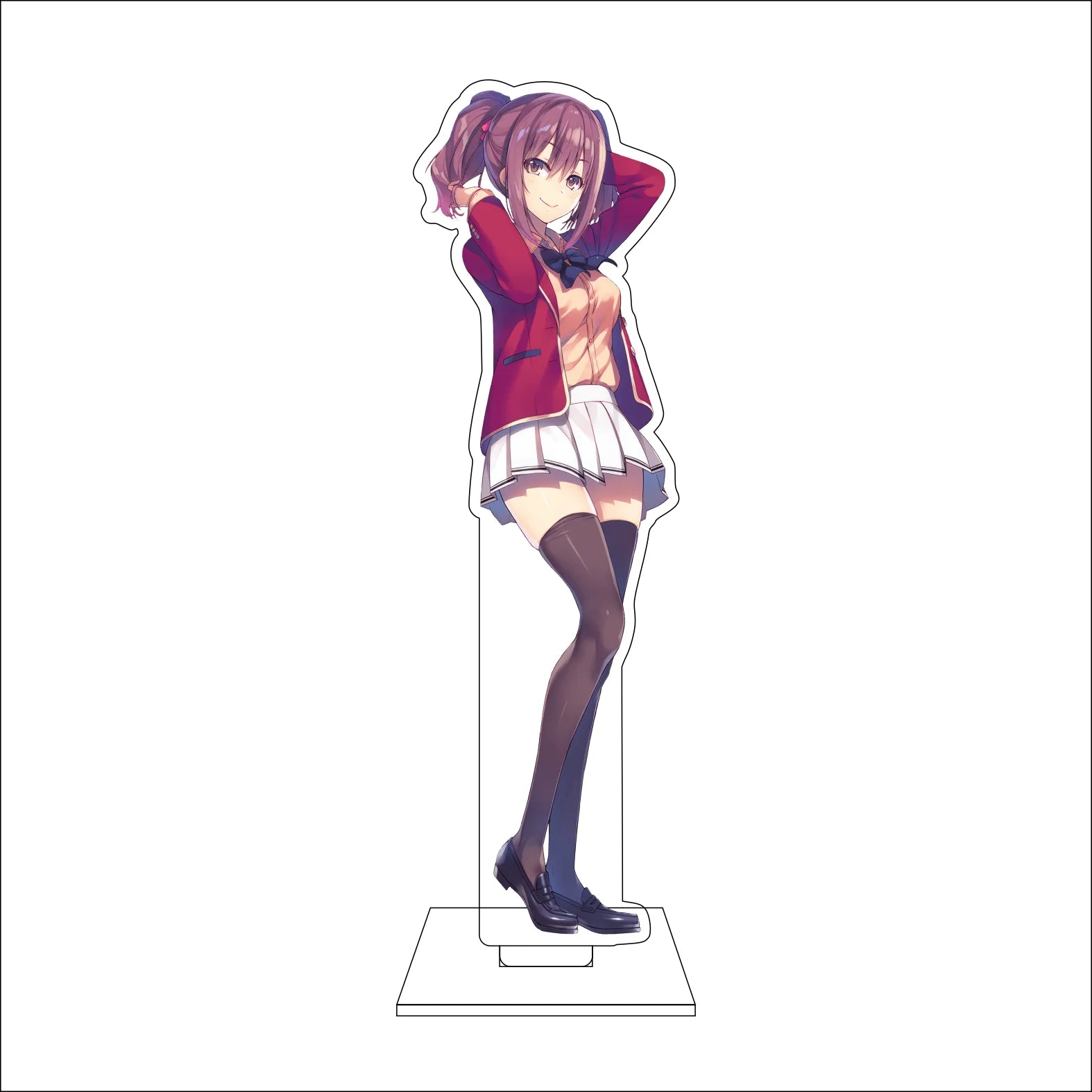 16CM Anime Classroom of the Elite Cosplay Acrylic Figure Stand Plate Ibuki Mio Karuizawa Kei Horikita Suzune Ornaments Gifts