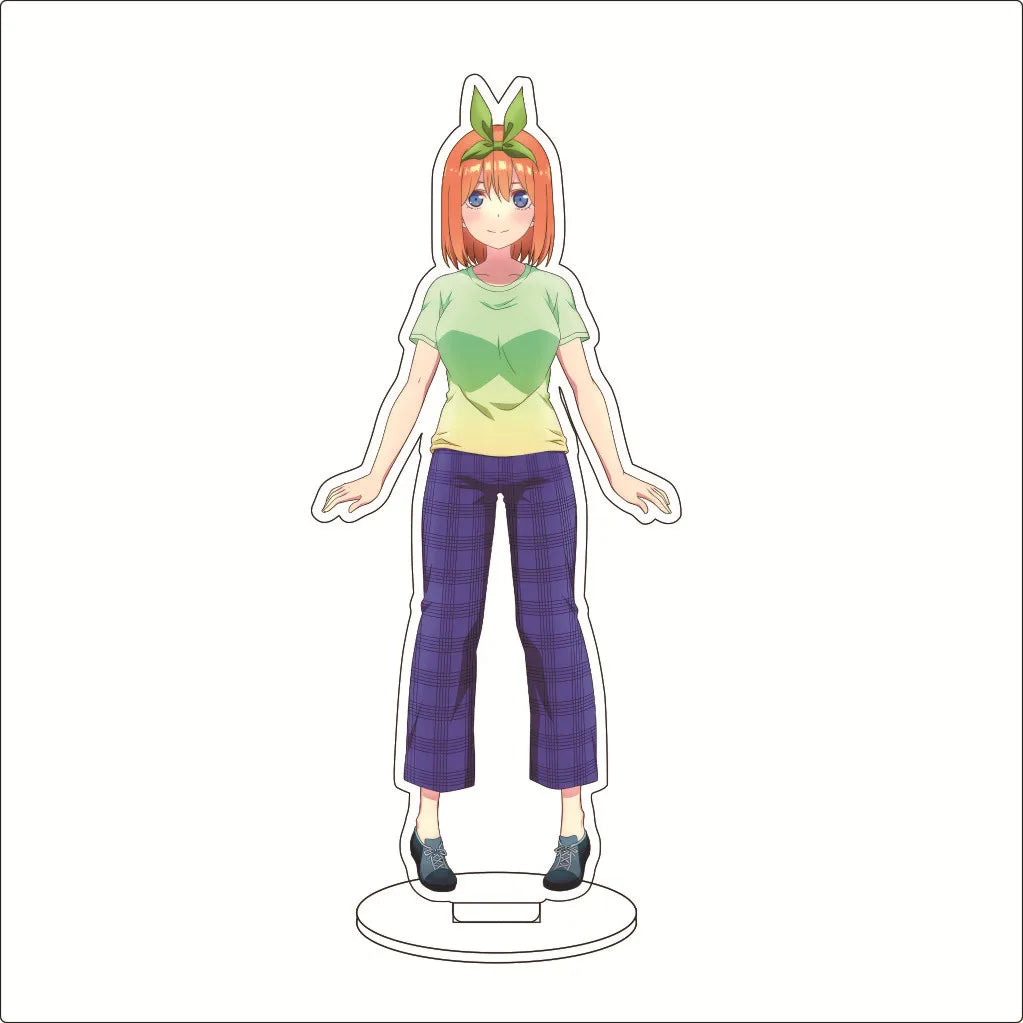 16CM Anime The Quintessential Quintuplets Nakano Nino Nakano Yotsuba Nakano Miku Nakano Ichika Cos Acrylic Figure Stand Ornament
