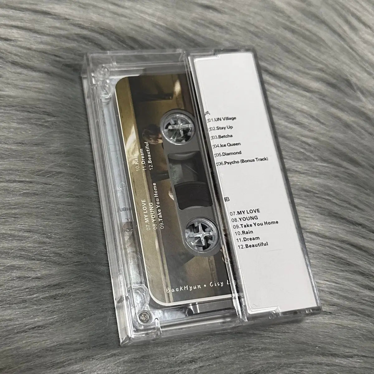 EXO BaekHyun Solo Album City Lights Korean Music Cassette Brand New Unopened Merchandise Collectors K Pop