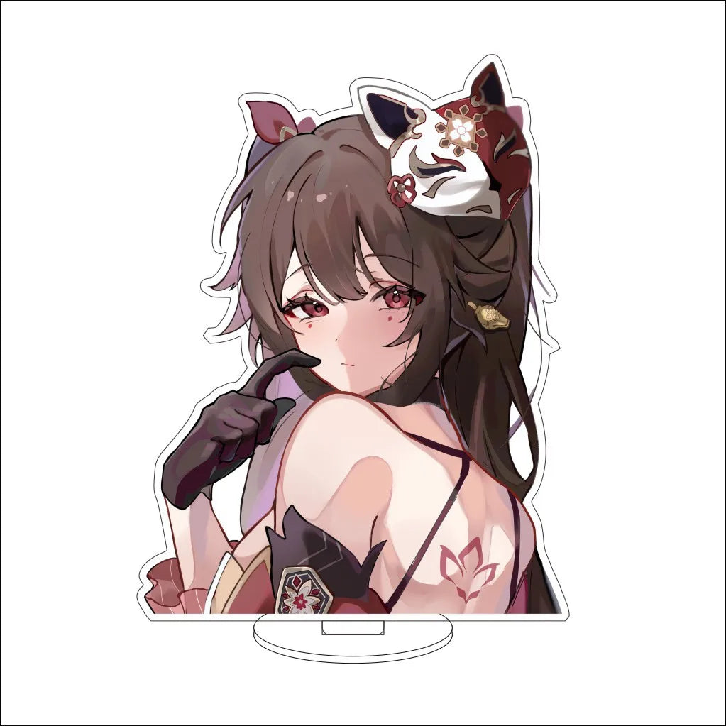 16CM Game Anime Honkai: Star Rail Sparxie Sparkle Cos Acrylic Figure Stand Ornaments Birthday Chrismas Lovely Gifts