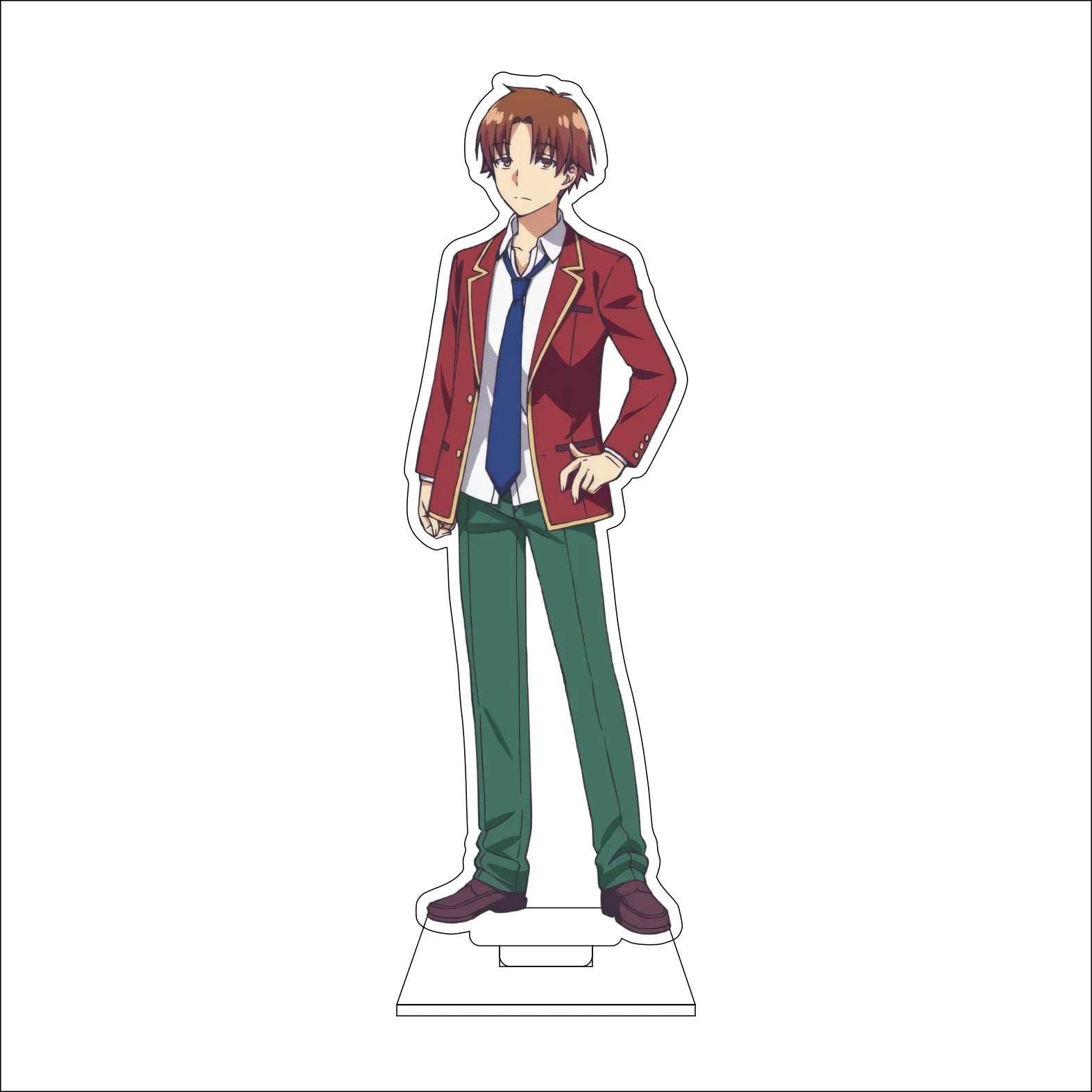 16CM Anime Classroom of the Elite Cosplay Acrylic Figure Stand Plate Ibuki Mio Karuizawa Kei Horikita Suzune Ornaments Gifts