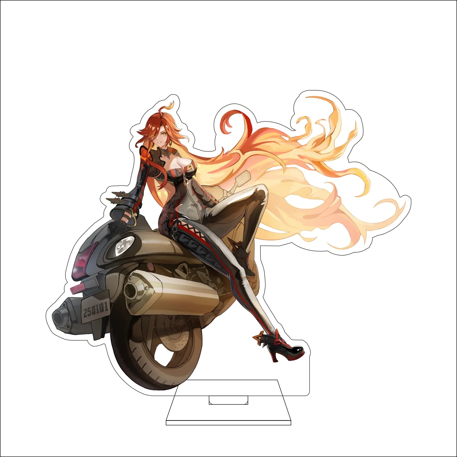 16CM Anime Genshin Impact Cosplay Acrylic Figure Stand Plate Mavuika Ornaments Gifts