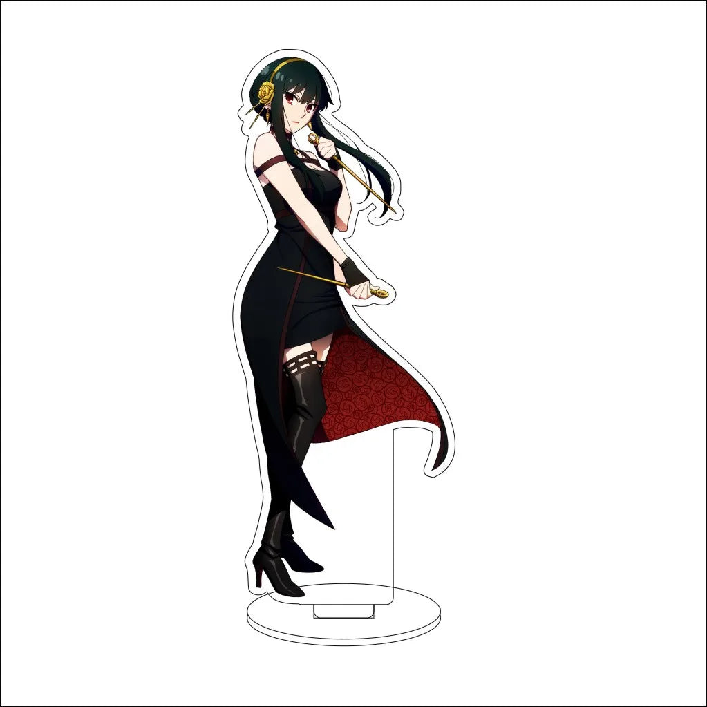 16CM Anime SPY×FAMILY Yor Forger Anya Forger Loid Forger Bond Forger Cos Acrylic Figure Stand Ornaments Chrismas Gifts
