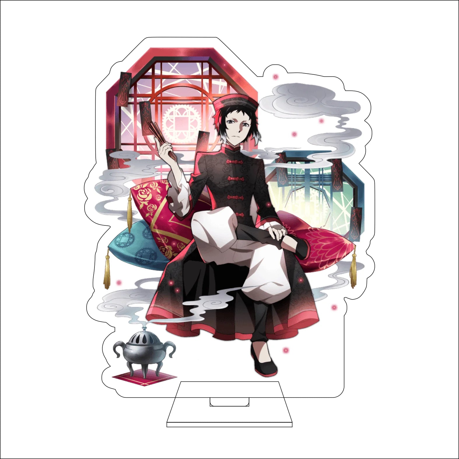 16CM Anime Bungo Stray Dogs Cosplay Acrylic Figure Stand Plate Ryunosuke Akutagawa Nakahara Chuuya Ornaments Gifts