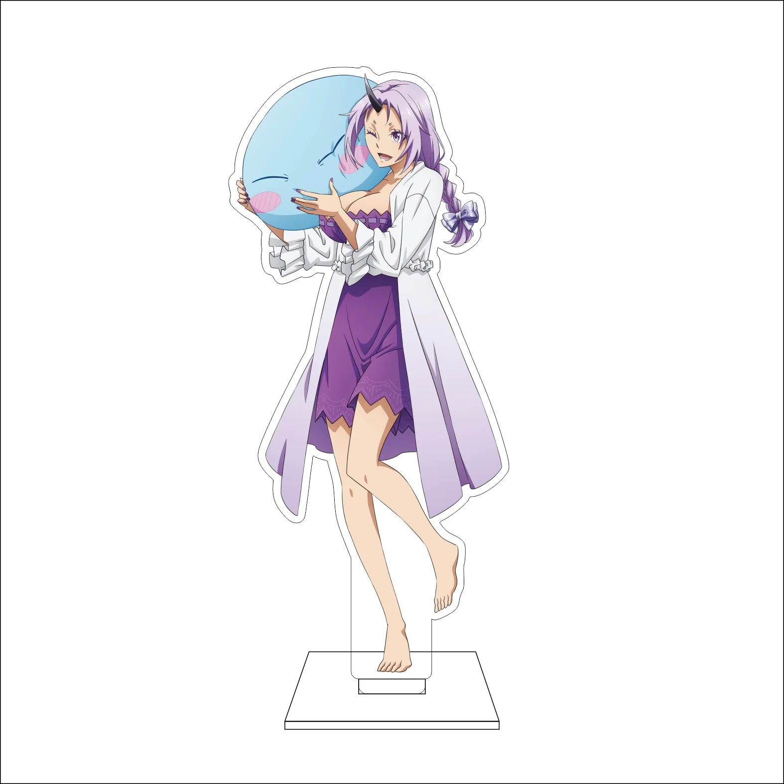 16CM Anime Rimuru Tempest Diablo shuna Shizue Izawa Cosplay Acrylic Figure Stand Plate Ornaments Gifts