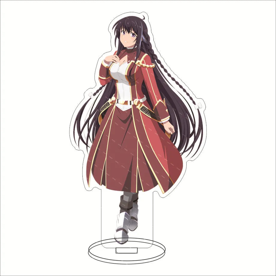 16CM Anime Figure The Misfit of Demon King Academy Misha Necron Sasha Necron Misha Ilioroggo Cos Acrylic Stand Ornaments Gifts