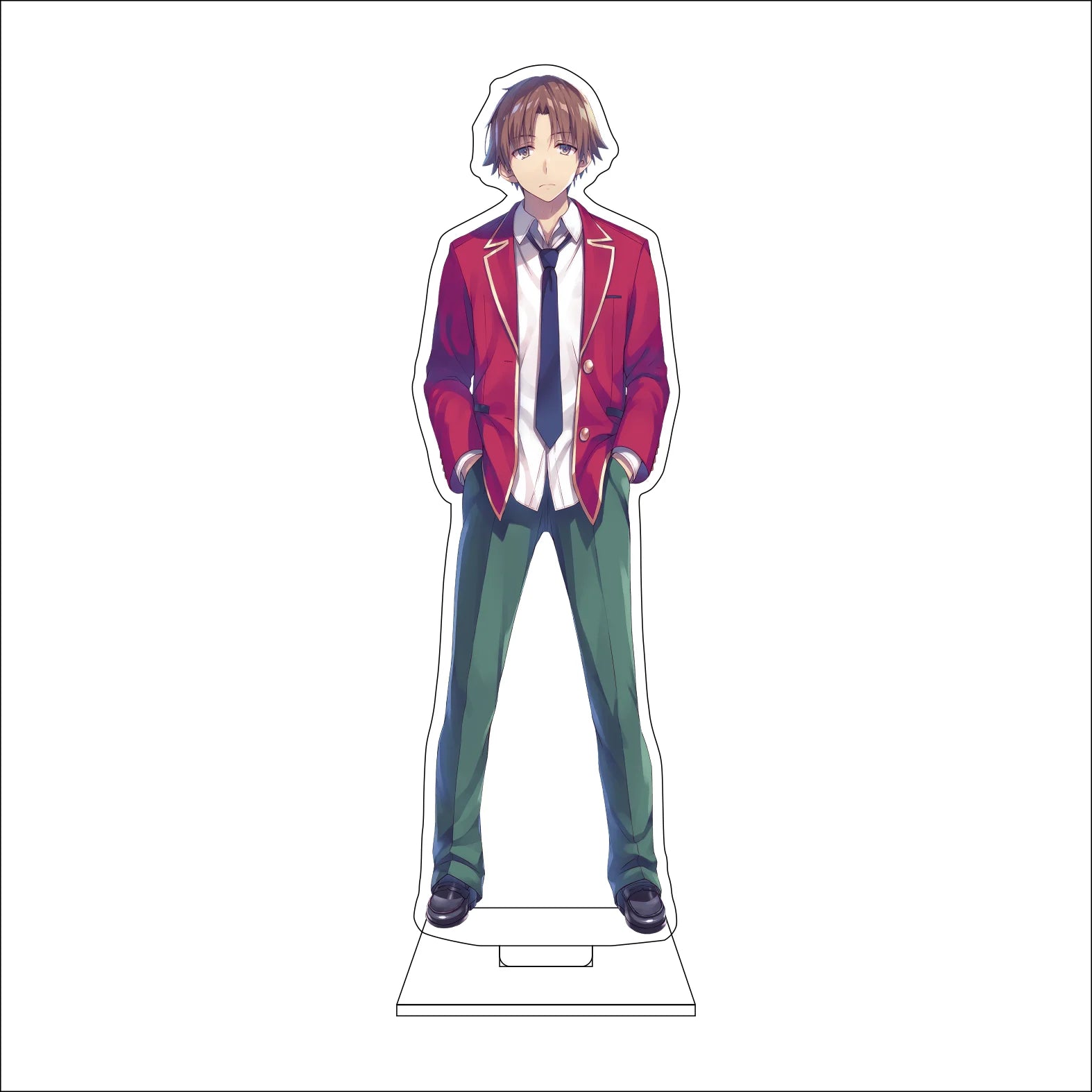 16CM Anime Classroom of the Elite Cosplay Acrylic Figure Stand Plate Ibuki Mio Karuizawa Kei Horikita Suzune Ornaments Gifts