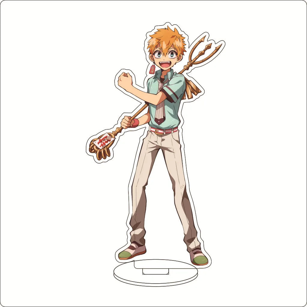 16CM Anime Toilet bound Hanako kun‌ Minamoto Kou Akane Aoi Nanamine Sakura Cos Acrylic Figure Stand Ornaments Chirstmas Gifts