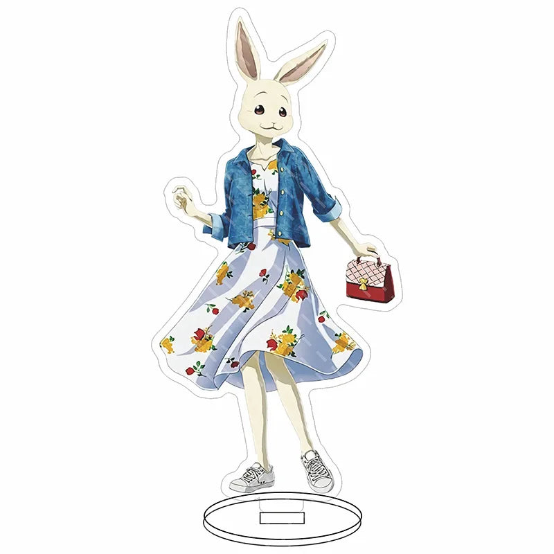 16CM Anime Figure BEASTARS‌‌ Legoshi Hal Louis Juno Jack Gohin Cos Acrylic Stand Ornaments Cute Chrismas Gifts