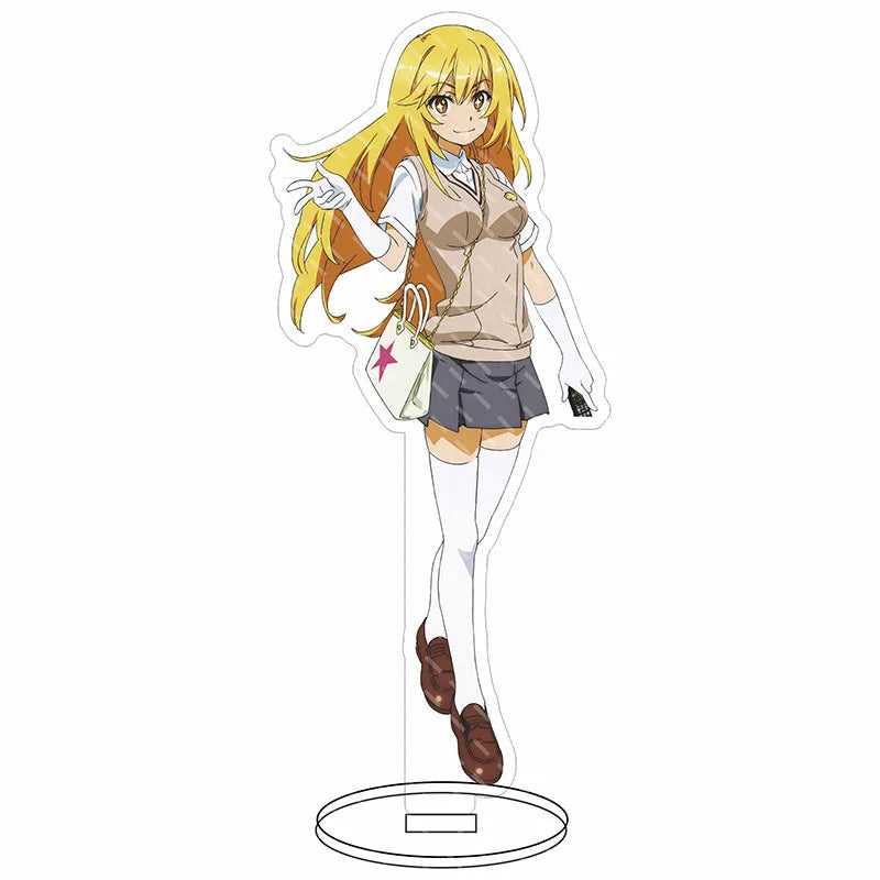 16CM Anime Figure A Certain Scientific Railgun‌ Misaka Mikoto Shirai Kuroko Uiharu Kazari Cos Acrylic Stand Ornaments Gifts