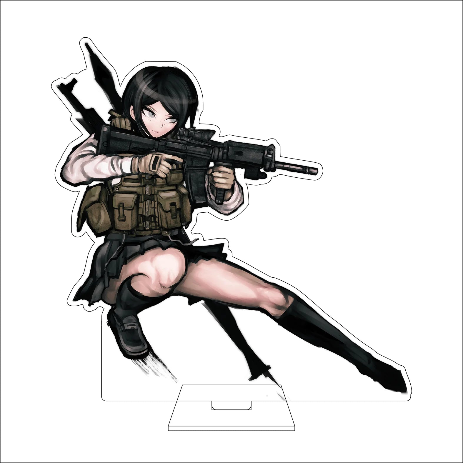 16CM Anime Danganronpa Cosplay Acrylic Figure Stand Plate Naegi Makoto Maizono Sayaka Genocider Syo Ornaments Gifts