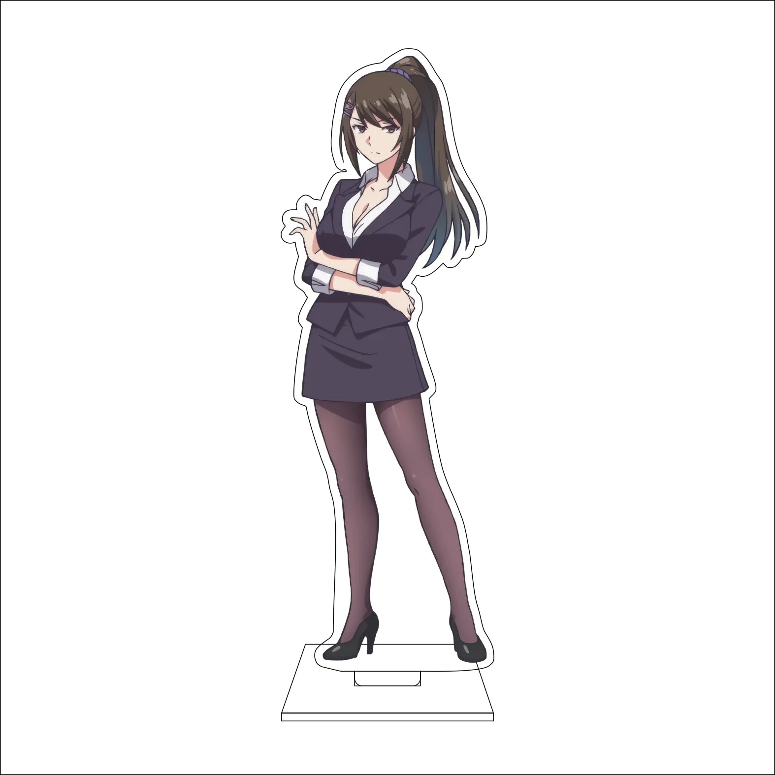 16CM Anime Classroom of the Elite Cosplay Acrylic Figure Stand Plate Ibuki Mio Karuizawa Kei Horikita Suzune Ornaments Gifts
