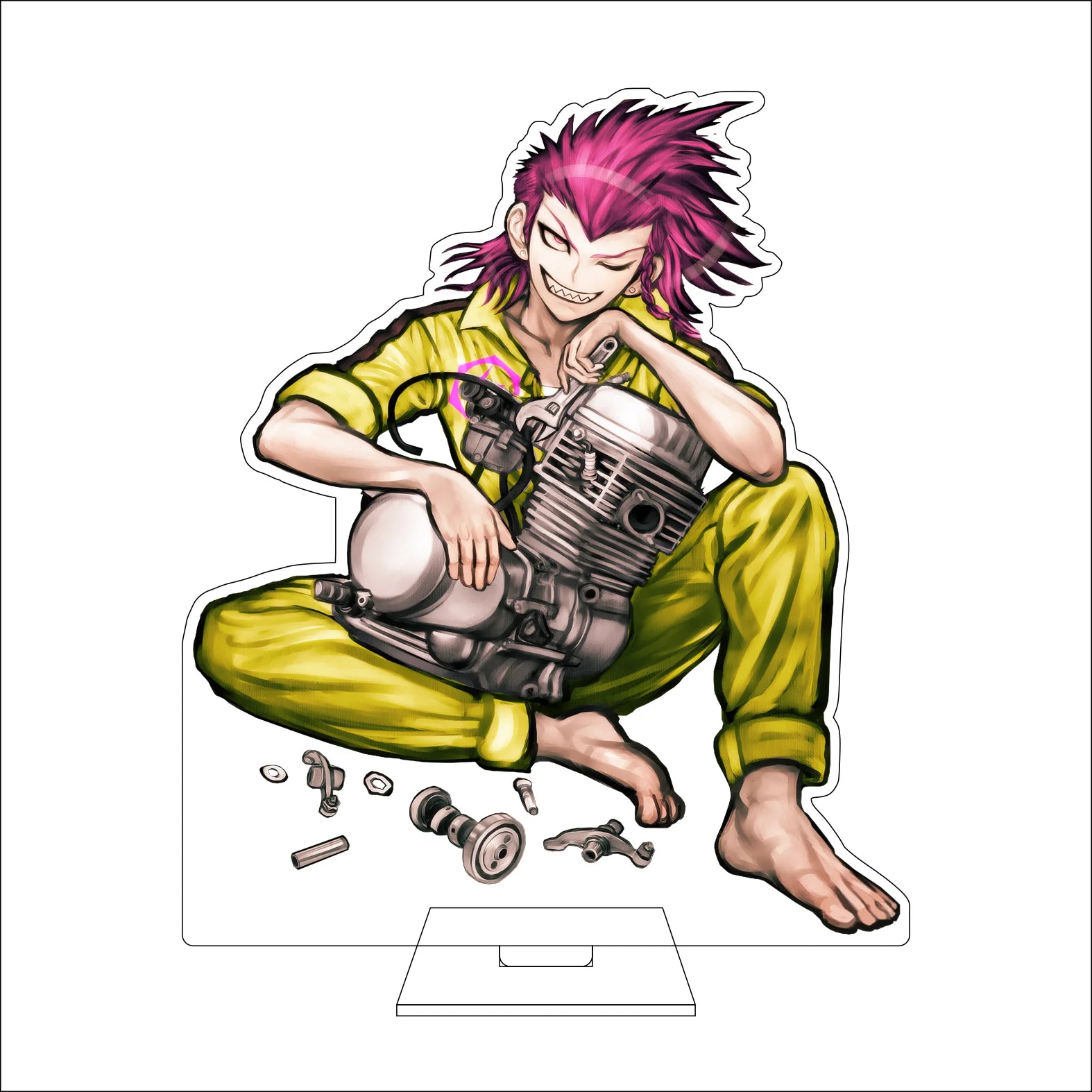 16CM Anime Danganronpa Cosplay Acrylic Figure Stand Plate Toko Fukawa Mondo Owada Maizono Sayaka Kirigiri Kyoko Ornaments Gifts