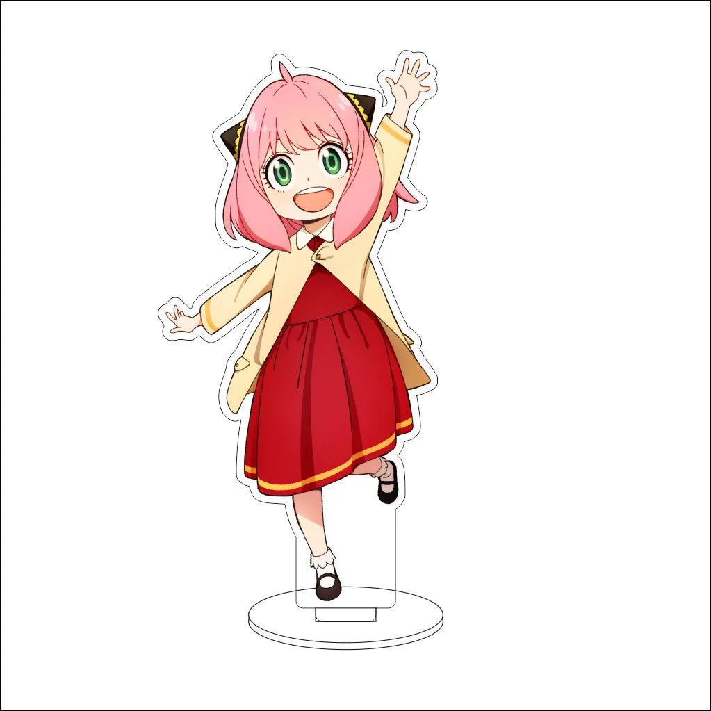 16CM Anime SPY×FAMILY Yor Forger Anya Forger Loid Forger Bond Forger Cos Acrylic Figure Stand Ornaments Chrismas Gifts