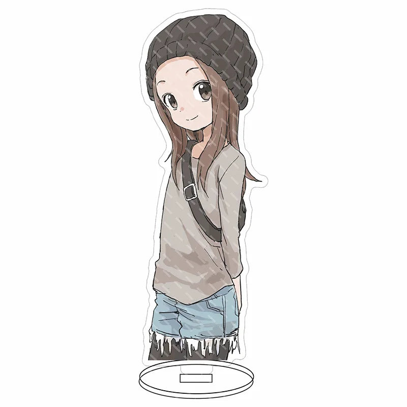 16CM Anime Figure Teasing Master Takagi-san Nishikata Takagi Cos Acrylic Stand Ornaments Cute Chrismas Gifts
