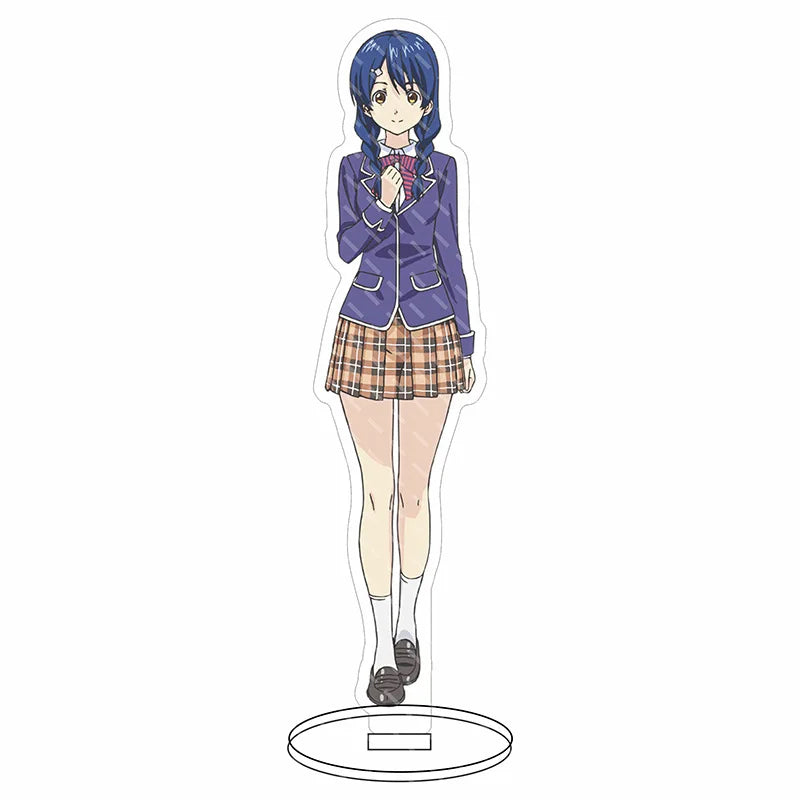 16CM Anime Figure Food Wars! Shokugeki no Soma Yukihira Soma Nakiri Erina Tadokoro Megumi Cos Acrylic Stand Ornaments Gifts