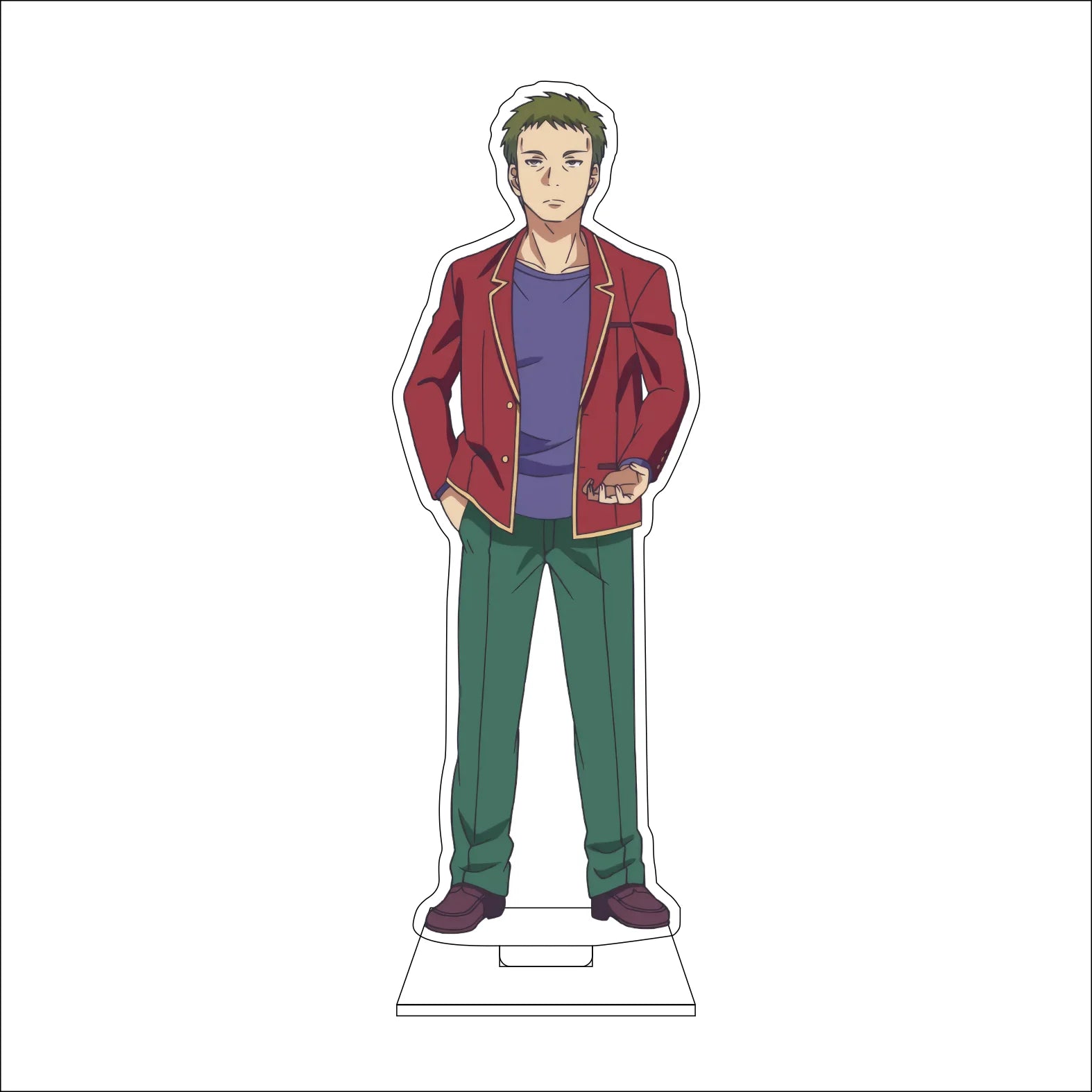 16CM Anime Classroom of the Elite Cosplay Acrylic Figure Stand Plate Ibuki Mio Karuizawa Kei Horikita Suzune Ornaments Gifts