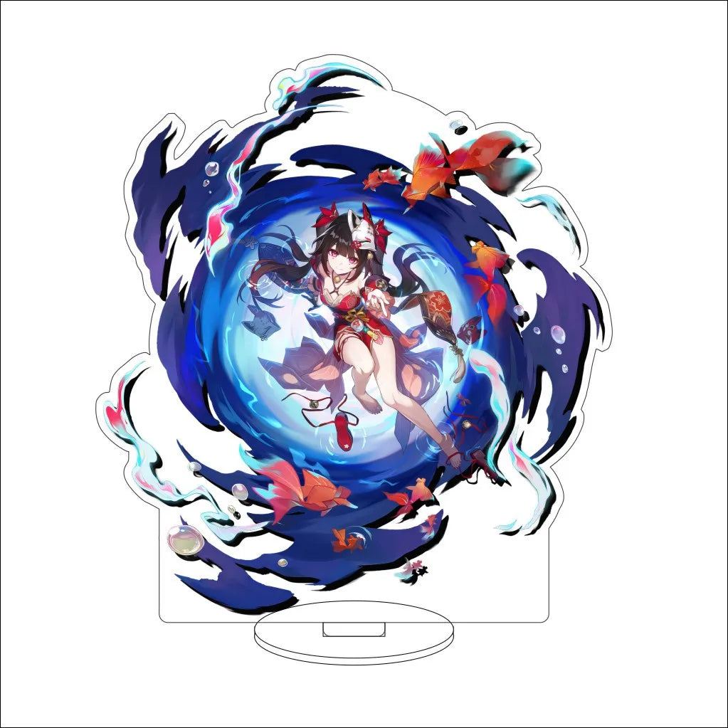 16CM Game Anime Honkai: Star Rail Sparxie Sparkle Cos Acrylic Figure Stand Ornaments Birthday Chrismas Lovely Gifts