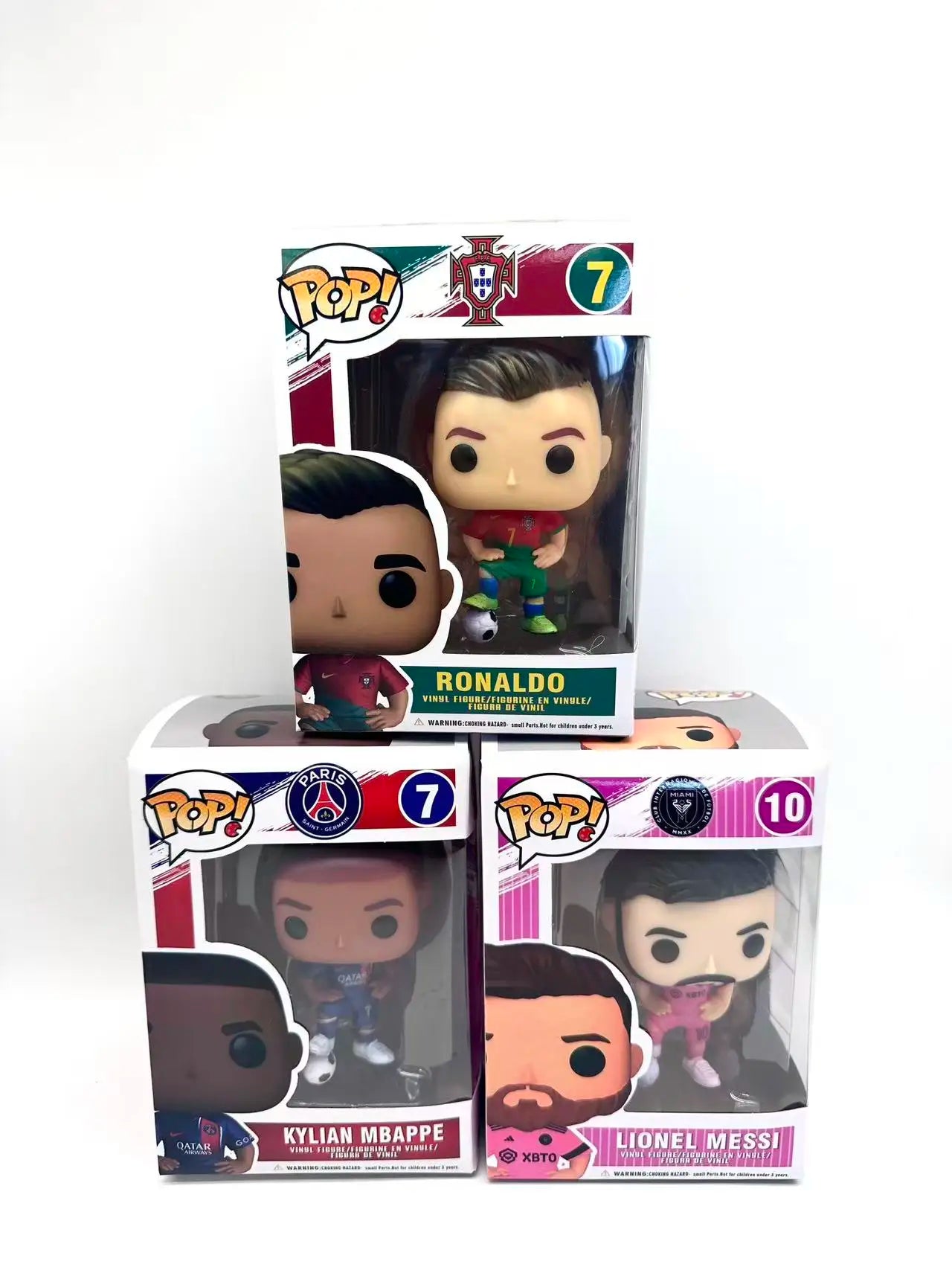 2026 new POP characters Messi, Cristiano Ronaldo, Mbappe, Messi World Cup trophy jersey collection character models