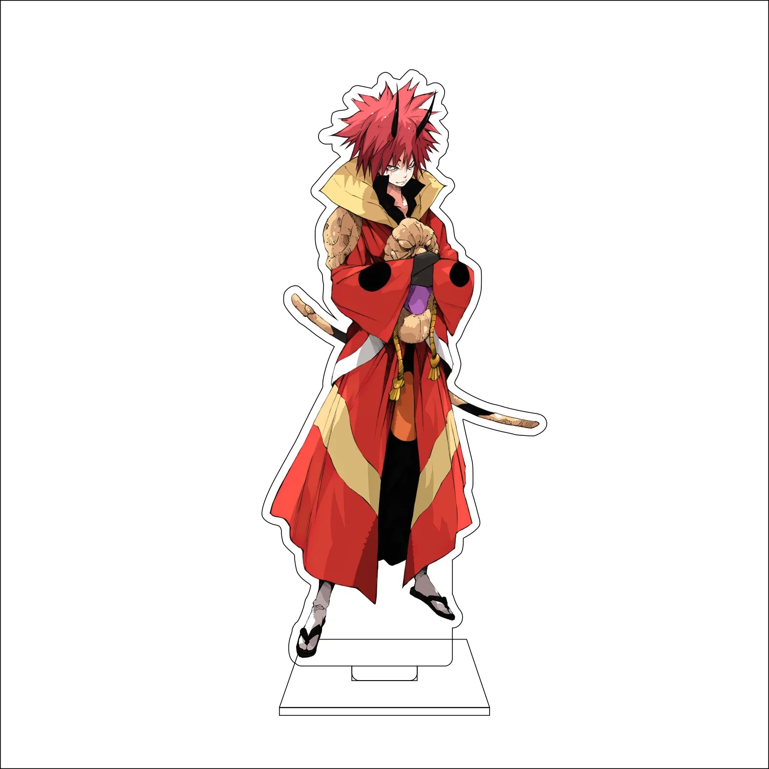 16CM Anime Rimuru Tempest Diablo shuna Shizue Izawa Cosplay Acrylic Figure Stand Plate Ornaments Gifts