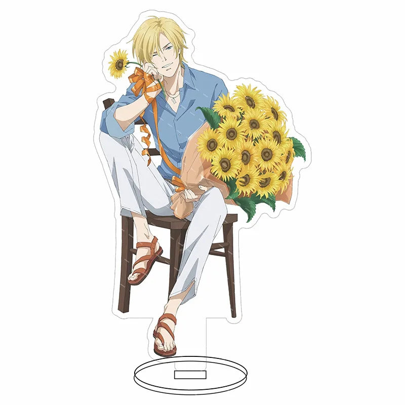 16CM Anime Acrylic Figure BANANA FISH Ash Lynx Aslan Jade Callenreese‌ Eiji Okumura Cos Chrismas Gifts Stand Ornaments
