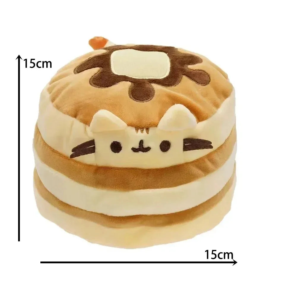 Simulated Cat Doll Plush Toy Anime Cat Soft Home Decoration Tabletop Bedroom Decoration Kids Toy Series Accessories Gifts/